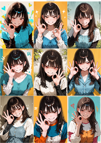Nova Anime AM v5.0:2.9B - イラスト、絵画的な表現をするプロンプト、アニメ絵の要素を弱めるプロンプト、画像生成結果:画像11