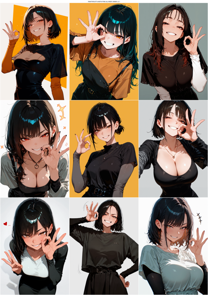 RAMTHRUST'S-NSFW-PINK-ALCHEMY-ANIMA v3.1 - イラスト、絵画的な表現をするプロンプト、アニメ絵の要素を弱めるプロンプト、画像生成結果:画像4