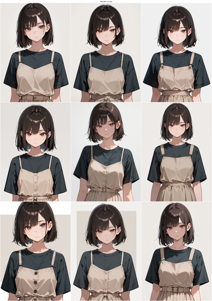 Tekito-Mix v3.0 beta - シャツの上にストラップ ワンピースを着ているファッションを表現するプロンプト、画像生成結果:画像8