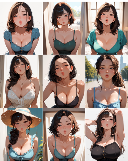 AnimaIka v4.3 - 口をすぼめる表情のプロンプト、画像生成結果:画像7