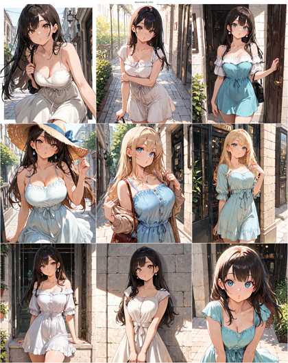Nova Anime XL v19.0 - 口をすぼめる表情のプロンプト、画像生成結果:画像2