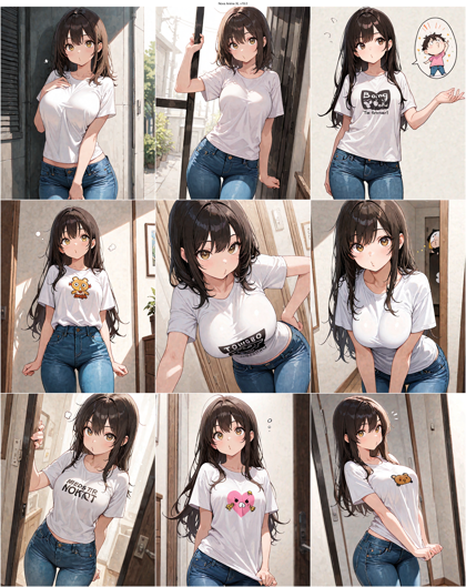 Nova Anime XL v19.0 - 口をすぼめる表情のプロンプト、画像生成結果:画像14