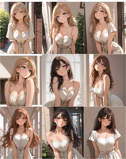 WAI-illustrious-SDXL v17.0 - 口をすぼめる表情のプロンプト、画像生成結果:画像1
