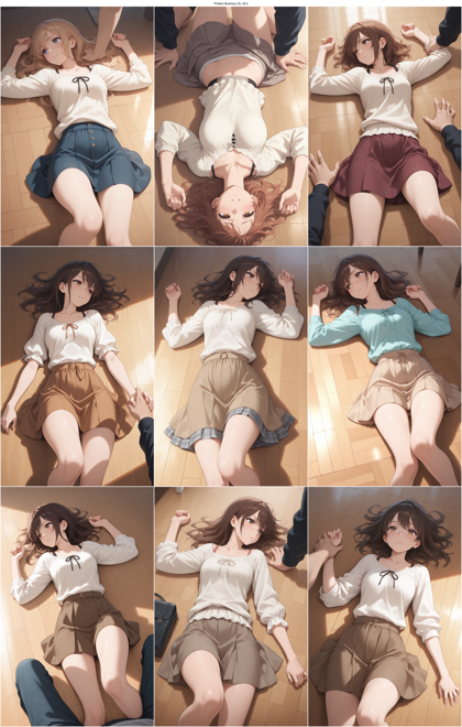 Prefect illustrious XL v8.0 - 人物を押し倒しているシーンを表現するプロンプト、画像生成結果:画像3