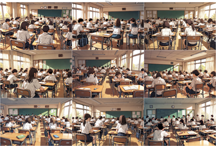 Dinamus v4 - 学校の教室を描画するプロンプト:画像11