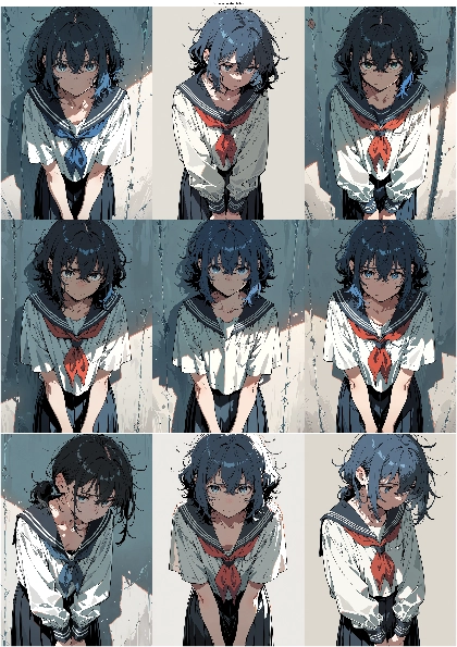 Confound Atelier JetMix - 脇役キャラクター、地味なキャラクターを表現するプロンプト、画像生成結果:画像12