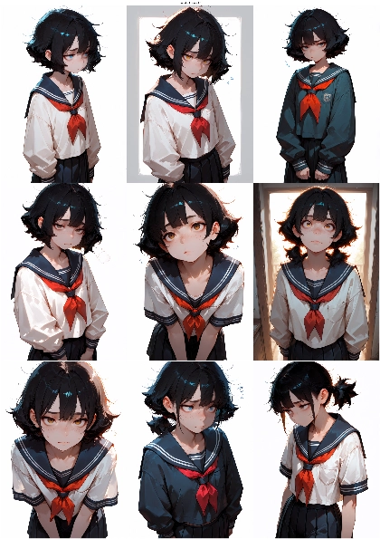 Hassaku Anima v1.3 - 脇役キャラクター、地味なキャラクターを表現するプロンプト、画像生成結果:画像9