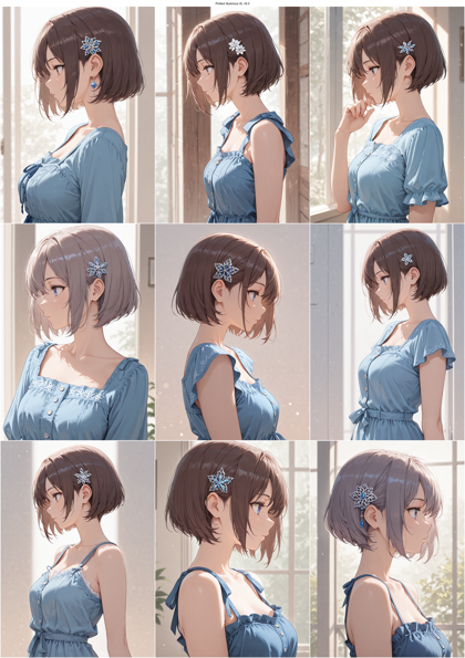 Prefect illustrious XL v8.0 - 横顔を表現するプロンプト、画像生成結果:画像3