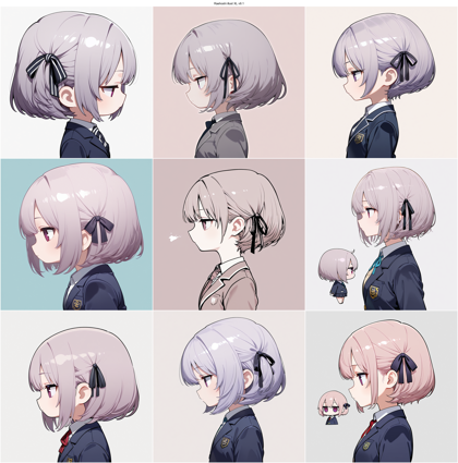 Raehoshi illust XL v9.1 - 横顔を表現するプロンプト、画像生成結果:画像14