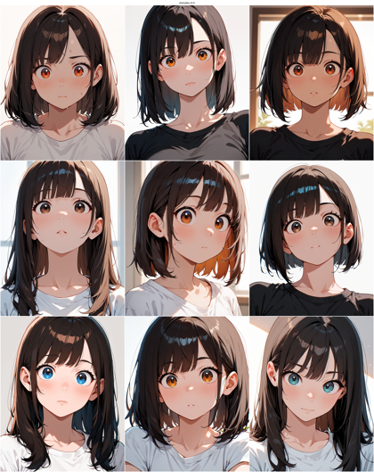 AnimaIka v4.6 - 瞳が上瞼に隠されない目を表現するプロンプト、画像生成結果:画像5