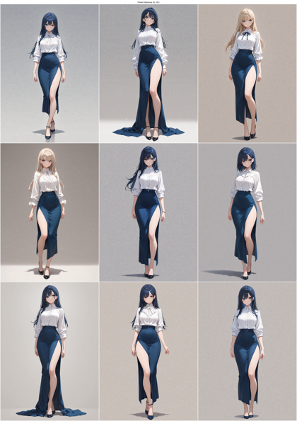 Prefect illustrious XL v8.0 - スリットスカートのプロンプト、画像生成結果:画像3