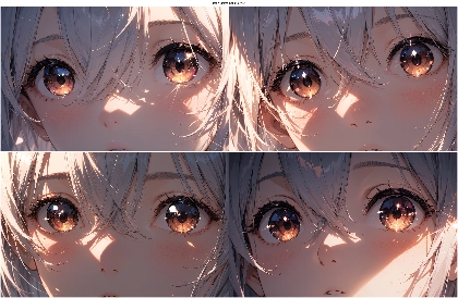 botan_anima base1.0-v3.1 - きらきら輝く瞳、ハイライトの強い目を描画するプロンプト、画像生成結果:画像6