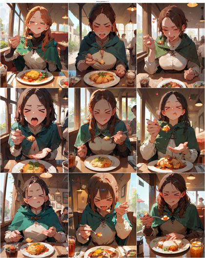 Anima aesthetic-v1.1 - 辛い物を食べた表情のプロンプト、画像生成結果:画像5