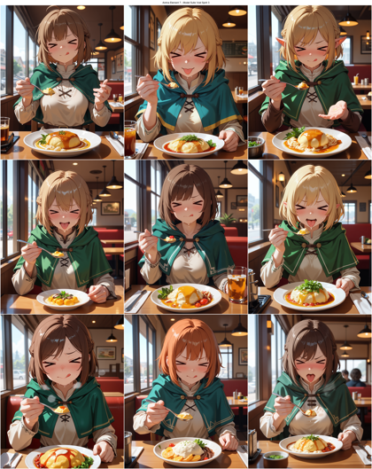Anima Element 7 - Model Suite Void Spirit 3 - 辛い物を食べた表情のプロンプト、画像生成結果:画像11