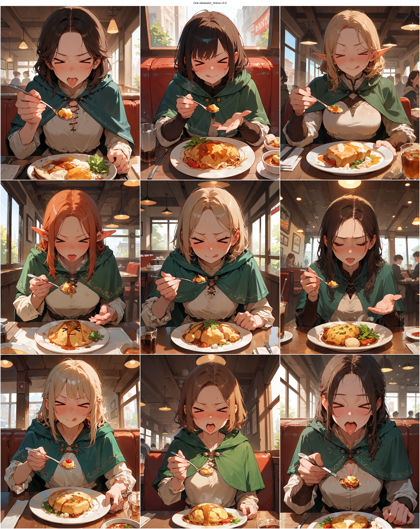 One obsession_Anima v3.0 - 辛い物を食べた表情のプロンプト、画像生成結果:画像9