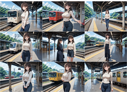 copycat-anima 20260519 - 駅のホームのシーンのプロンプト、画像生成結果:画像7