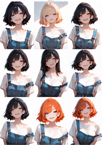 Hassaku Anima v1.3 - 肩紐や服の肩ストラップが外れている状態を表現するプロンプト:画像3