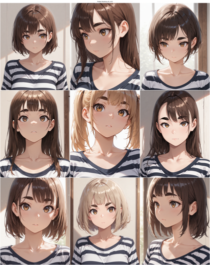 Prefect illustrious XL v8.0 - 太い眉毛のキャラクターを表現するプロンプト、画像生成結果:画像3