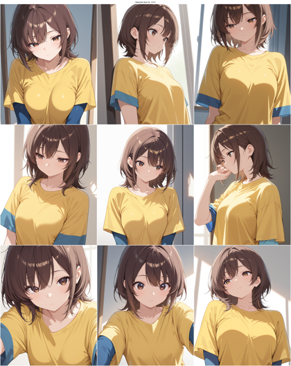 Raehoshi illust XL v10.0 - バストアップ構図のプロンプト、画像生成結果:画像8