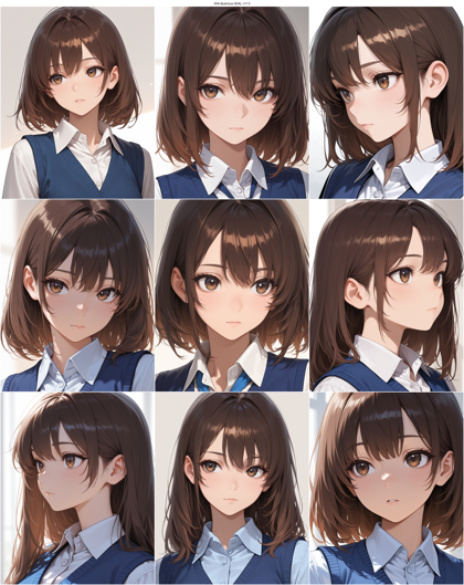 WAI-illustrious-SDXL v17.0 - バストアップ構図のプロンプト、画像生成結果:画像1