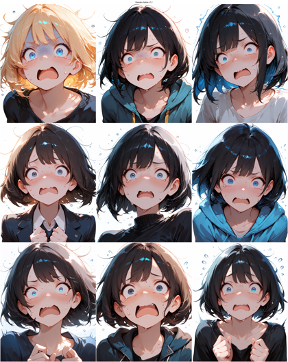 Hassaku Anima v1.2 - 波打つ口、あわあわした表情を生成するプロンプト、画像生成結果:画像11