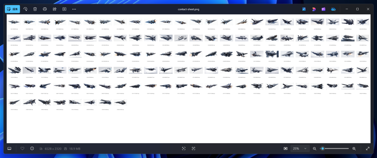 サムネイルが並んだリスト (Contact Sheet) を作成する:画像6