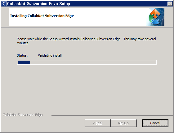 CollabNet Subversion Edge 3.0.1 のインストール:画像7