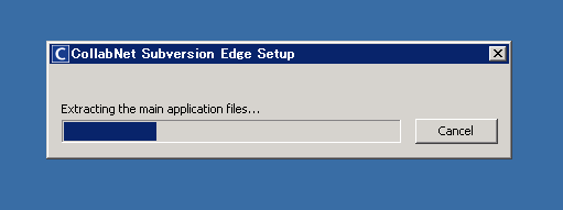 CollabNet Subversion Edge 4.0.0 のインストール:画像2