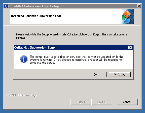 CollabNet Subversion Edge 4.0.0 のインストール:画像9
