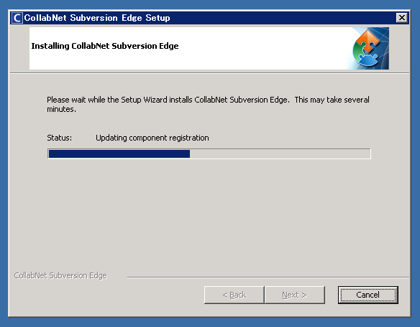 CollabNet Subversion Edge 4.0.0 のインストール:画像10