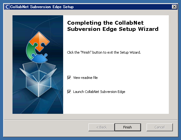 CollabNet Subversion Edge 4.0.0 のインストール:画像12