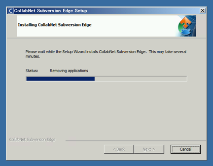 CollabNet Subversion Edge 4.0.12 のインストール:画像6
