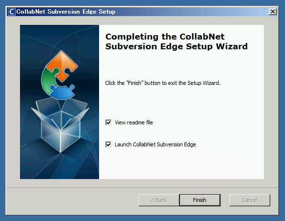 CollabNet Subversion Edge 4.0.12 のインストール:画像8