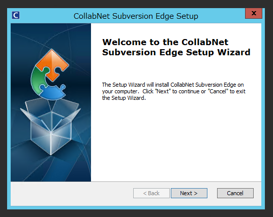 CollabNet Subversion Edge 5.0.1 のインストール:画像2