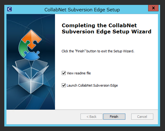 CollabNet Subversion Edge 5.0.1 のインストール:画像8