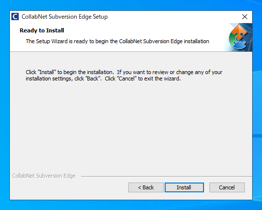 CollabNet Subversion Edge 5.2.4 のインストール:画像6