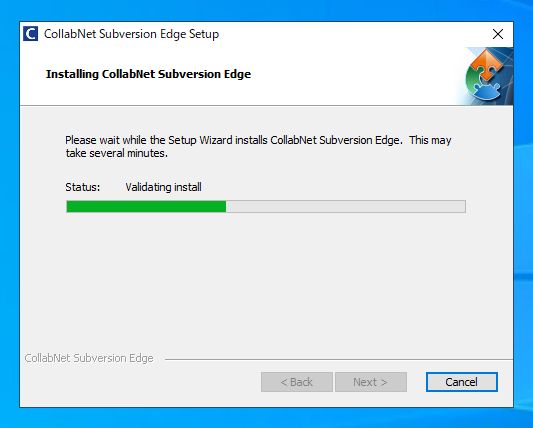 CollabNet Subversion Edge 5.2.4 のインストール:画像7