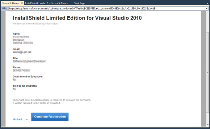 InstallShield 2010 Limited Edition for Visual Studio 2010をダウンロードする:画像6