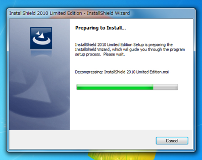 InstallShield 2010 Limited Edition for Visual Studio 2010をインストールする:画像1