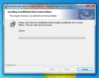 InstallShield 2010 Limited Edition for Visual Studio 2010をインストールする:画像5