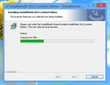 InstallShield 2013 Limited Edition for Visual Studio 2013 の有効化とインストール:画像16
