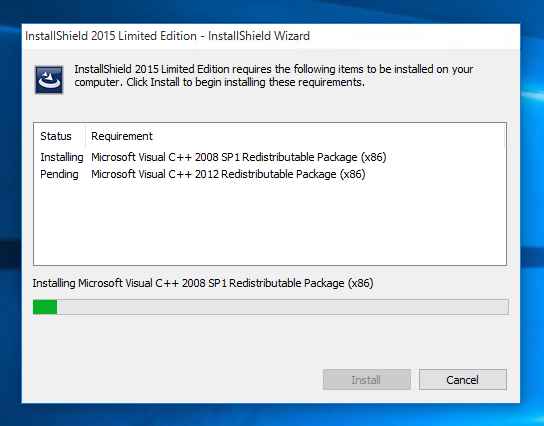 InstallShield 2015 Limited Edition for Visual Studio 2015 の有効化とインストール:画像12