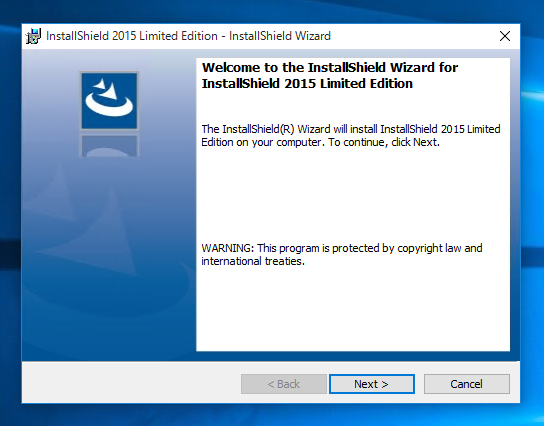 InstallShield 2015 Limited Edition for Visual Studio 2015 の有効化とインストール:画像14