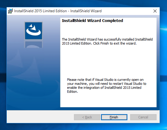 InstallShield 2015 Limited Edition for Visual Studio 2015 の有効化とインストール:画像19