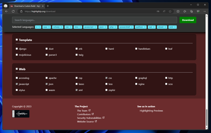 highlight.js を利用したWebページでのソースコードのカラーリング:画像4