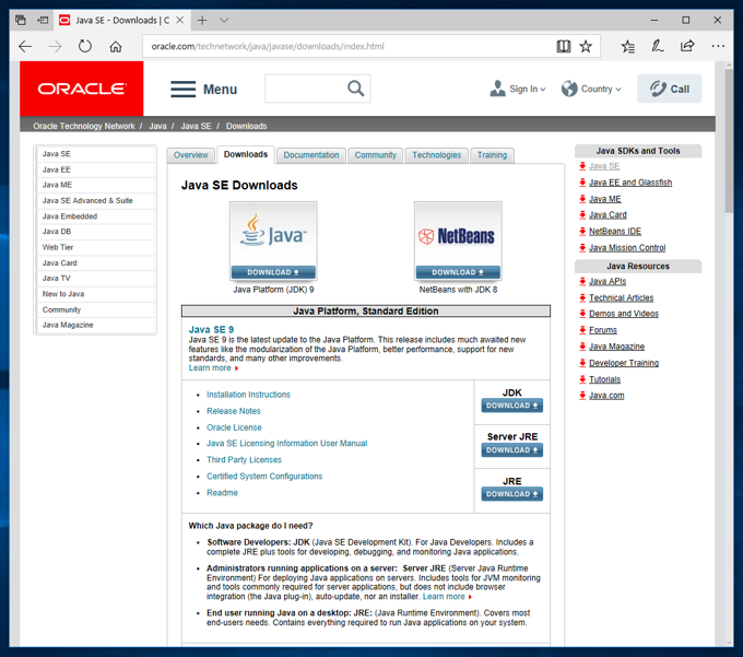JDK9のインストール:画像1