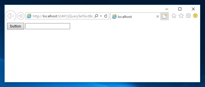 jQueryでテキストボックスの文字列を設定する:画像1