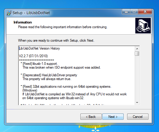 PICやH-8などのUSB通信機能を持つチップとC#で通信するためのライブラリLibUsbDotNetのインストール:画像6
