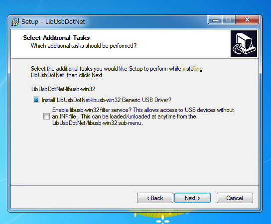 PICやH-8などのUSB通信機能を持つチップとC#で通信するためのライブラリLibUsbDotNetのインストール:画像10