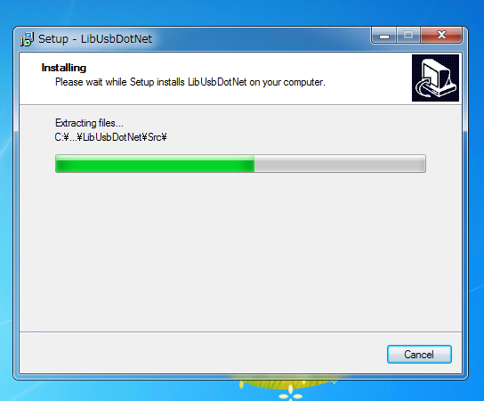PICやH-8などのUSB通信機能を持つチップとC#で通信するためのライブラリLibUsbDotNetのインストール:画像12